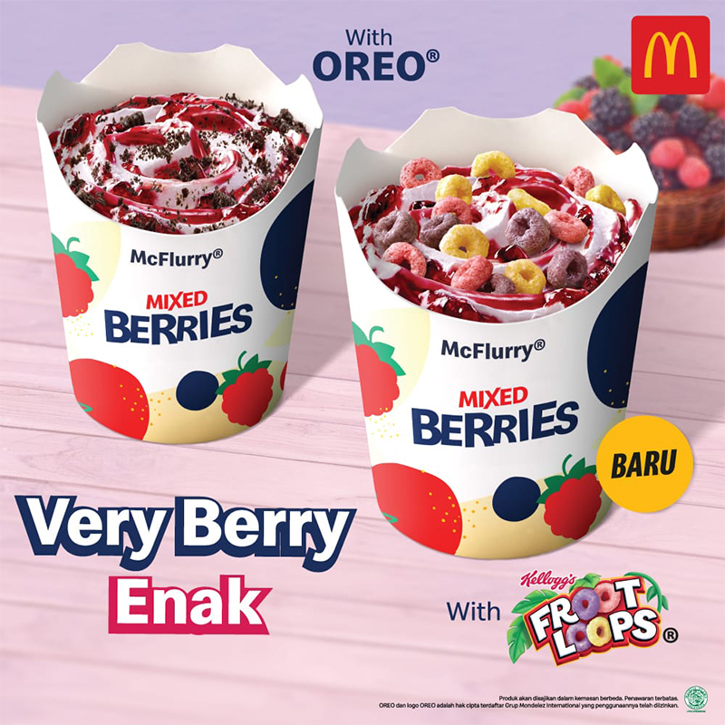 Thumb McDonald's Dessert Mixed Berries McFlurry